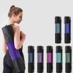 TREMAX Non-Slip Yoga Mat with Carry Strap - Pink