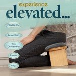 Bamboo Foldable Meditation Bench with Cushion