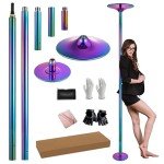RASHIV Adjustable Home Dance Pole - Purple