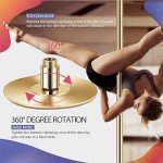 RASHIV Adjustable Home Dance Pole - Purple