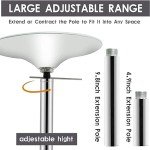 RASHIV Adjustable Home Dance Pole - Purple