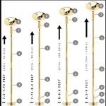 RASHIV Adjustable Home Dance Pole - Purple