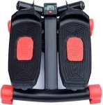 Mini Aerobic Stepper with Resistance Bands and Display