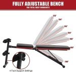 Adjustable Foldable Dumbbell Bench for Home Workouts