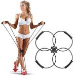 Portable Pilates Reformer Kit with Resistance Tubes