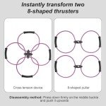 Portable Pilates Reformer Kit with Resistance Tubes