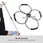 Portable Pilates Reformer Kit with Resistance Tubes