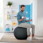 Leitz Active Sitting Ball - Ergonomic Desk Chair Alternative