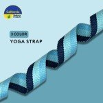 California Wellness Yoga Strap - 10ft Adjustable Belt