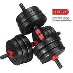 Adjustable 44LB Dumbbell Set for Home Workouts