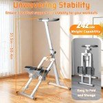 Compact Folding Stair Stepper for Home Workouts