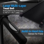 SereneLife Foldable Treadmill for Home Workouts