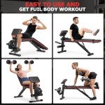 Adjustable Foldable Weight Bench for Home Gym