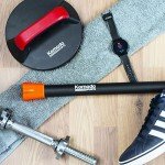 KOMODO 4kg Color-Coded Aerobic Weighted Barbell