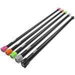 KOMODO 4kg Color-Coded Aerobic Weighted Barbell