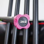 KOMODO 4kg Color-Coded Aerobic Weighted Barbell