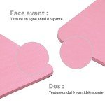 Extra Thick Non-Slip Yoga Mat with Strap - Pink