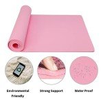 Extra Thick Non-Slip Yoga Mat with Strap - Pink