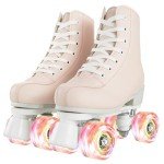 Light Up Pink Roller Skates for Women and Girls