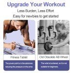 Foldable Pilates Reformer Set with Ab Roller