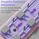Foldable Pilates Reformer Set with Ab Roller