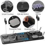 Foldable Pilates Reformer Set with Ab Roller