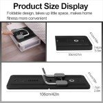 Foldable Pilates Reformer Set with Ab Roller