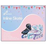 Adjustable Inline Skates for Kids with LED Lights