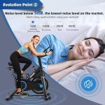 CHAOKE Indoor Cycling Bike – Ultra-Quiet & Adjustable