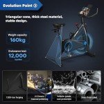 CHAOKE Indoor Cycling Bike – Ultra-Quiet & Adjustable