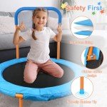 ATIVAFIT Mini Trampoline for Toddlers with Handle