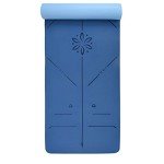 YOGATI Thick Non-Slip Yoga Mat with Alignment Lines