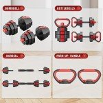 Adjustable Dumbbells Set, 45LB to 86LB for Home