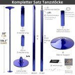 Adjustable 45mm Dance Pole for Home Fitness