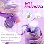Adjustable Light-Up Roller Skates for Kids