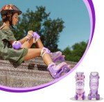 Adjustable Light-Up Roller Skates for Kids