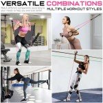 Multifunctional Pilates Bar Kit with Resistance Bands