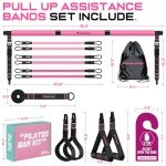 Multifunctional Pilates Bar Kit with Resistance Bands