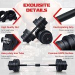 Adjustable 30KG Dumbbell Set for Home Workouts
