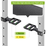 Multi-Grip Dip Bars for Power Racks - 2 Pack