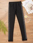 Girls' Figure Skating and Gymnastics Workout Pants