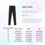 Girls' Figure Skating and Gymnastics Workout Pants