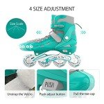 Light-Up Adjustable Inline Skates for Kids & Adults