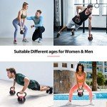 Adjustable Cast Iron Kettlebell Set for Home Fitness