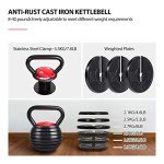 Adjustable Cast Iron Kettlebell Set for Home Fitness
