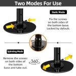 PRIOR FITNESS Removable 45mm Dance Pole - Black