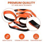 Yoga Stretching Strap with Comfortable Nylon Handles