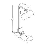 Power Rack Squat Cage with Dual Pulley System
