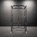 Power Rack Squat Cage with Dual Pulley System
