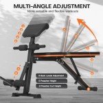 Multi-Functional Adjustable Weight Bench for Home Workouts